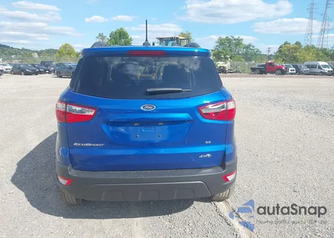 2022 Ford Ecosport Se from USA, damaged, VIN MAJ6S3GL0NC467856